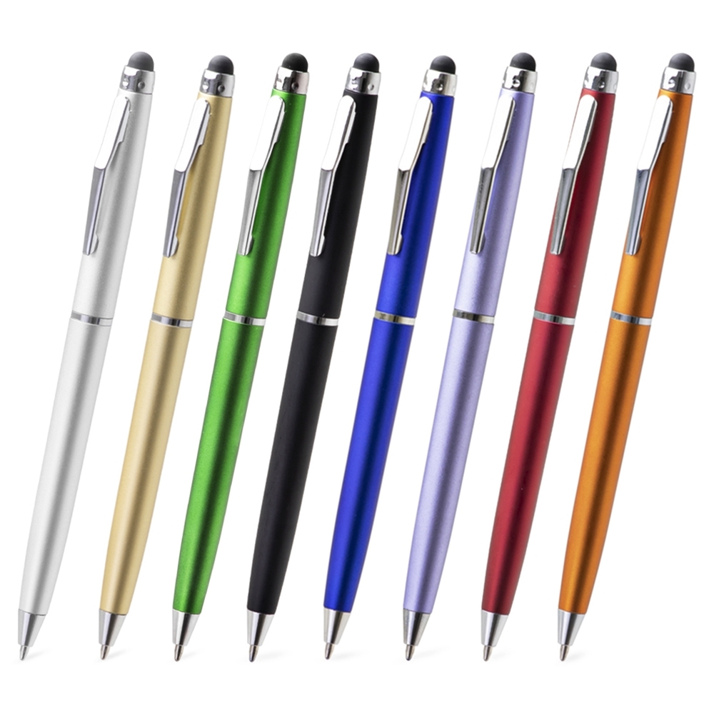 Caneta-Plastica-TOUCH-(personalizada-Colorida)-CONSULTAR-DISPONIBILIDADE-DE-CORES-4-x-1-Frente-colorida-(4x0)-Caneta-Plastica-Touch-REF-05091-(Preta)